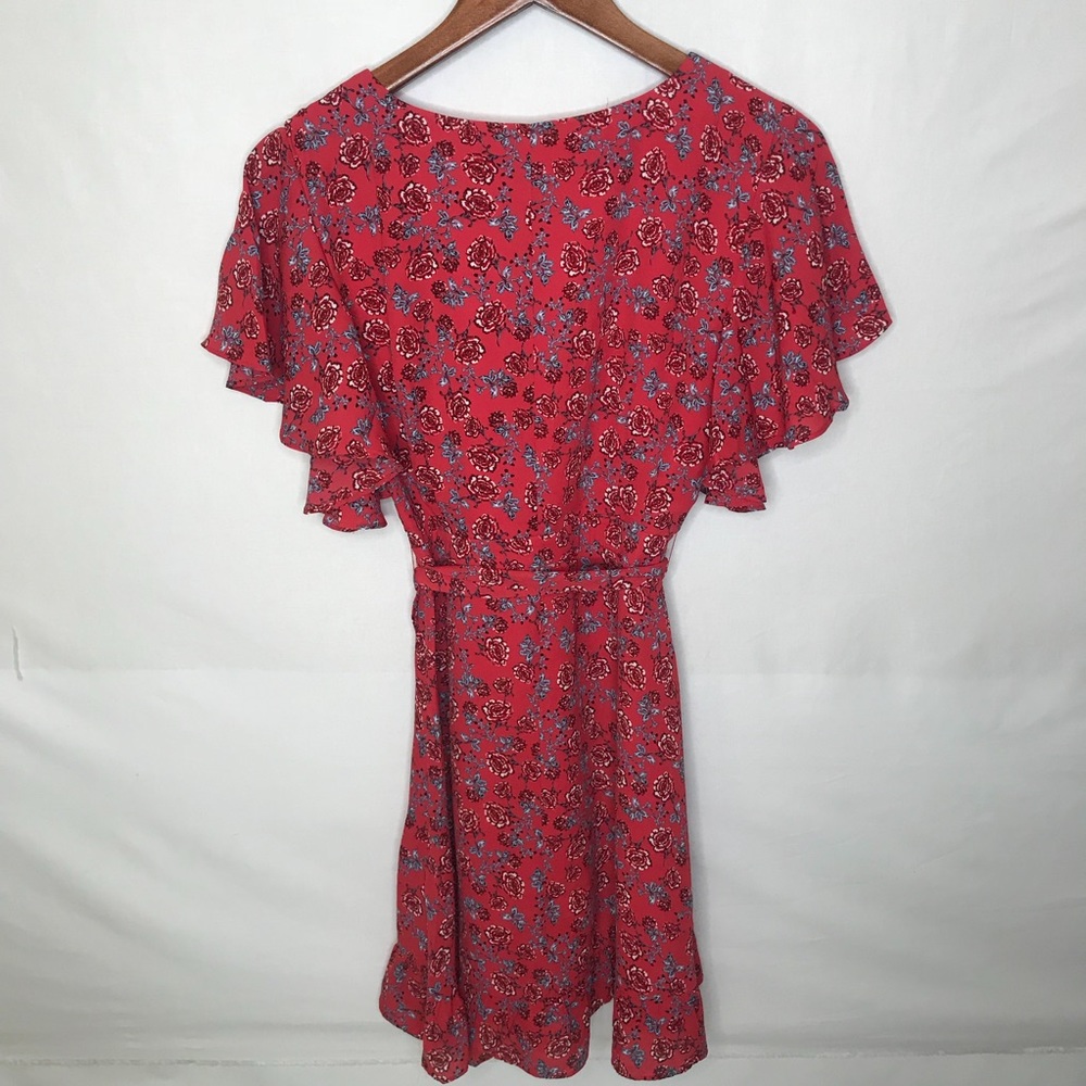 Jack by BB Dakota Friendly Fire wrap dress New 2 - Picture 6 of 8